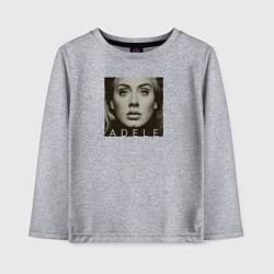 Лонгслив хлопковый детский Альбом Адель, цвет: меланж