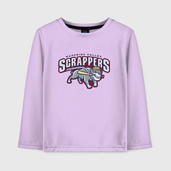 Лонгслив хлопковый детский Mahoning Valley Scrappers, цвет: лаванда