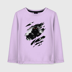 Лонгслив хлопковый детский THE GUY DISTURBED РОК, цвет: лаванда