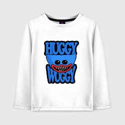 Лонгслив хлопковый детский Huggy Wuggy 01, цвет: белый