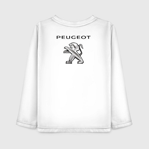 Детский лонгслив PeugeotЛЕВ / Белый – фото 2