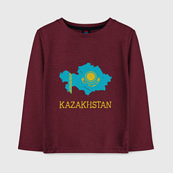 Детский лонгслив Map Kazakhstan