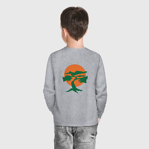 Детский лонгслив MIYAGI-DO / Меланж – фото 4