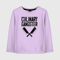 Детский лонгслив Кулинарный гангстер