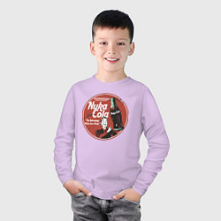 Лонгслив хлопковый детский Nuka Cola Ice Cold Retro, цвет: лаванда — фото 2