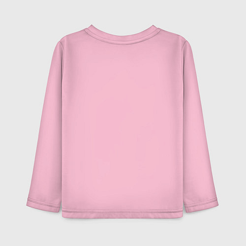 Детский лонгслив Вот такая кошечка! / Светло-розовый – фото 2