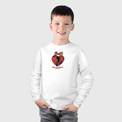 Лонгслив хлопковый детский Luffilove onepiece, цвет: белый — фото 2