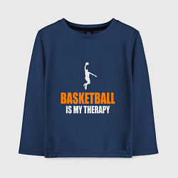 Детский лонгслив Терапия - Баскетбол