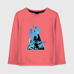 Лонгслив хлопковый детский Genshin Impact Chun YunЧун Юнь, цвет: коралловый