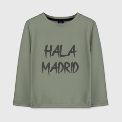 Лонгслив хлопковый детский Hala - Madrid, цвет: авокадо