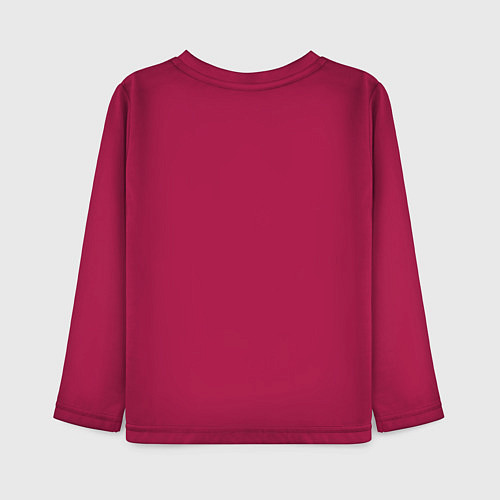 Детский лонгслив Книжный червь Нет, я книжный дракон / Маджента – фото 2