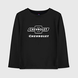 Лонгслив хлопковый детский CHEVROLET Chevrolet, цвет: черный