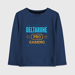Лонгслив хлопковый детский Игра Deltarune PRO Gaming, цвет: тёмно-синий