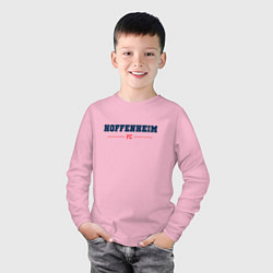 Лонгслив хлопковый детский Hoffenheim FC Classic, цвет: светло-розовый — фото 2