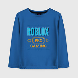 Лонгслив хлопковый детский Игра Roblox PRO Gaming, цвет: синий