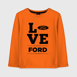 Детский лонгслив Ford Love Classic