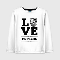 Детский лонгслив Porsche Love Classic