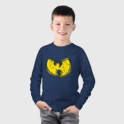 Лонгслив хлопковый детский Style Wu-Tang, цвет: тёмно-синий — фото 2