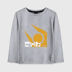 Лонгслив хлопковый детский Half life - city 17, цвет: меланж
