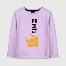 Лонгслив хлопковый детский Half life - city17, цвет: лаванда