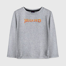 Лонгслив хлопковый детский MEGADED, цвет: меланж
