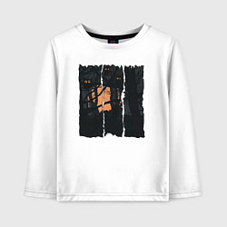 Детский лонгслив Глаза в темноте