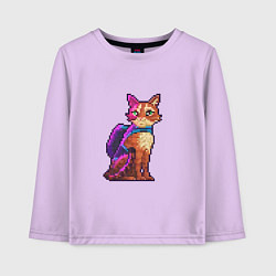 Детский лонгслив Stray pixel art