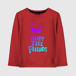 Лонгслив хлопковый детский Happy Three Friends - NEON, цвет: красный