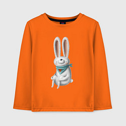 Детский лонгслив Сидячий зайчик