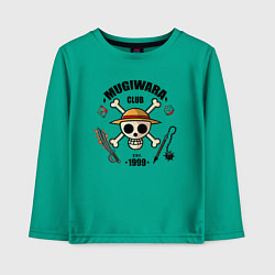 Лонгслив хлопковый детский Mugiwara club, цвет: зеленый