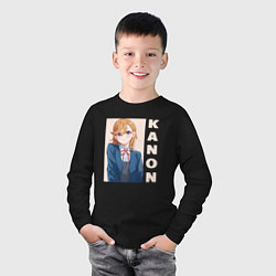 Лонгслив хлопковый детский Sweet Kanon Shibuya - Love Live Superstar, цвет: черный — фото 2