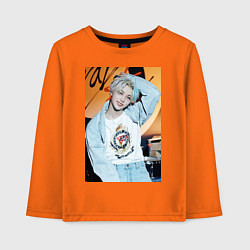 Лонгслив хлопковый детский Felix Circus, цвет: оранжевый