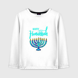 Детский лонгслив Happy Hanukkah