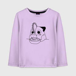 Детский лонгслив Почита Человек бензопила