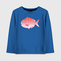 Детский лонгслив Красный морской лещ