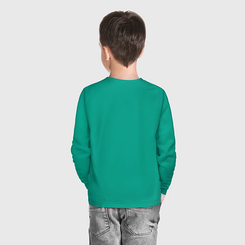 Детский лонгслив Тоторо с одуванчиком / Зеленый – фото 4