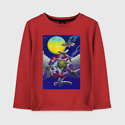 Детский лонгслив Космос - фантастика - нейросеть