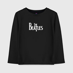 Лонгслив хлопковый детский The Beatles Let It Be, цвет: черный