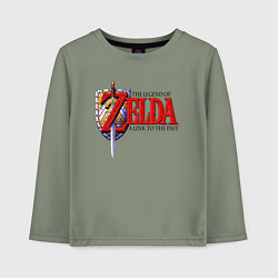 Лонгслив хлопковый детский The Legend of Zelda game, цвет: авокадо