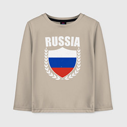 Детский лонгслив Российский щит