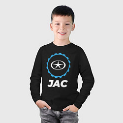 Лонгслив хлопковый детский JAC в стиле Top Gear, цвет: черный — фото 2