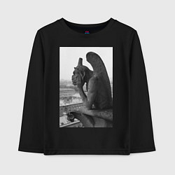 Лонгслив хлопковый детский Dreaming, цвет: черный