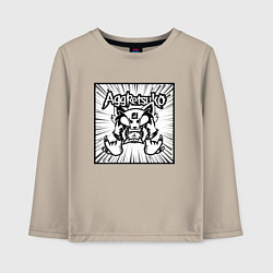 Детский лонгслив Aggretsuko Rage