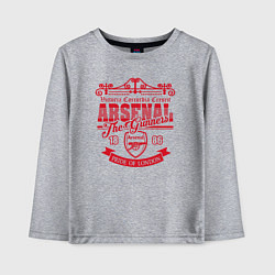 Лонгслив хлопковый детский Arsenal 1886, цвет: меланж