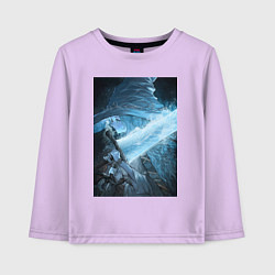 Лонгслив хлопковый детский Ранни Elden Ring, цвет: лаванда