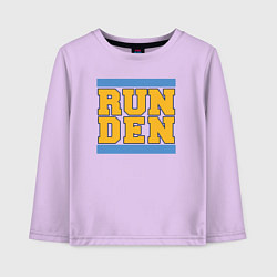 Лонгслив хлопковый детский Run Denver Nuggets, цвет: лаванда