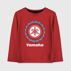 Лонгслив хлопковый детский Yamaha в стиле Top Gear, цвет: красный