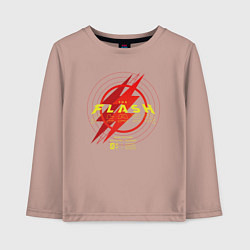 Детский лонгслив The Flash logotype