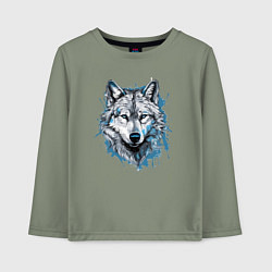 Детский лонгслив Волчок
