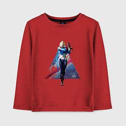 Лонгслив хлопковый детский Street Fighter 6 Cammy, цвет: красный